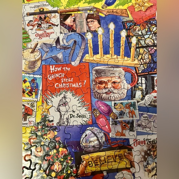 White Mountain Jigsaw Puzzle The Holidays 1000 Pieces James Mellet Complete - Picture 8 of 14